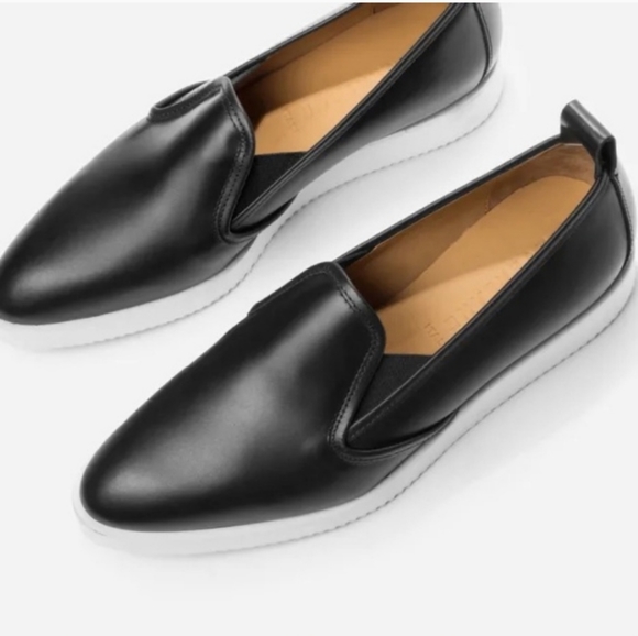 Everlane Shoes - Everlane Leather Street Shoe Black 8.5